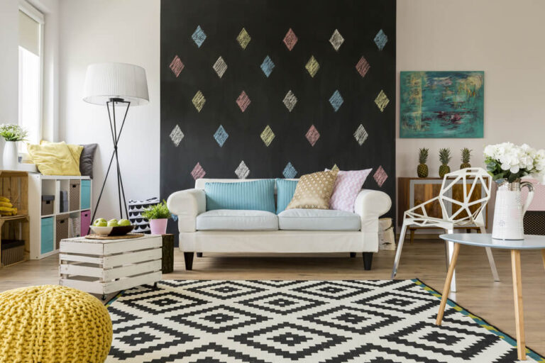 decorate with area rugs