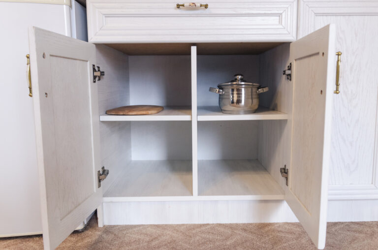 unused space in kitchen cabinets