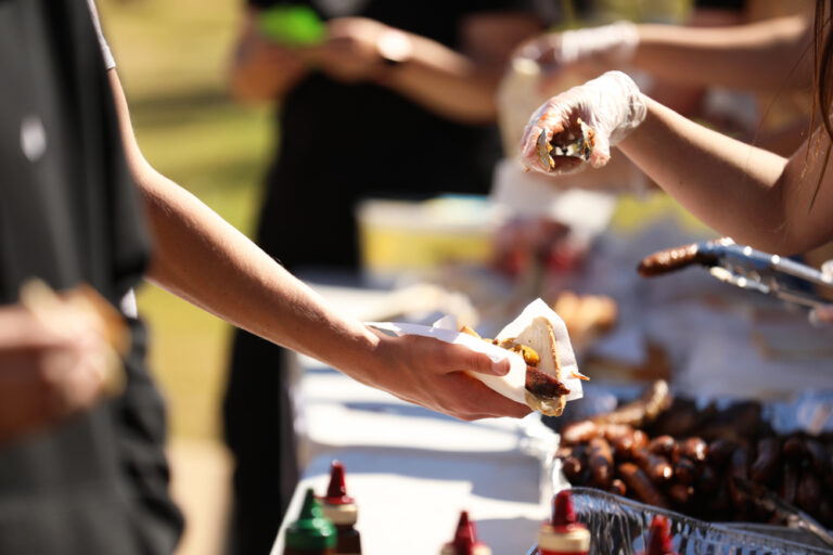 large community barbecue event