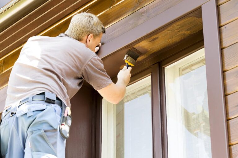 updating a rental home with a fresh coat of paint